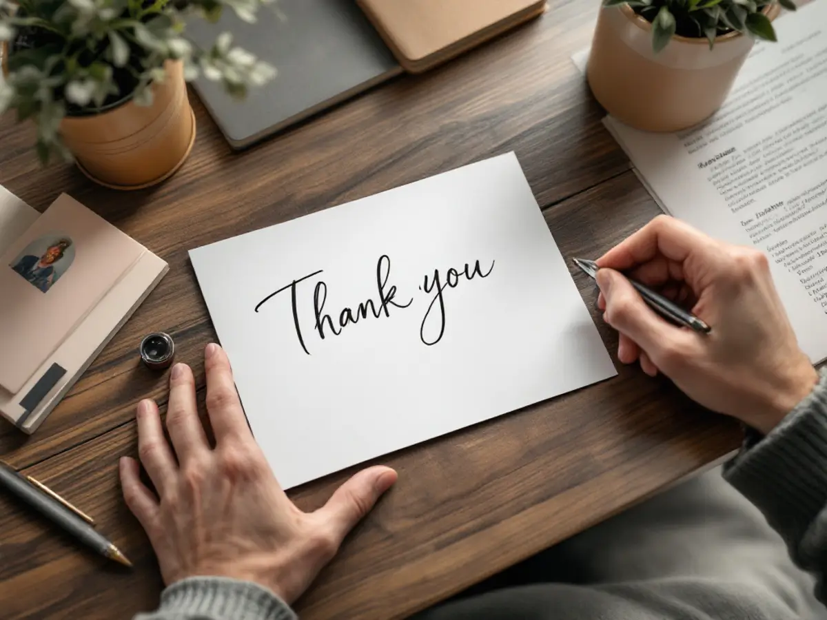 Thank You Letter Interview Template Preview